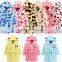 environmentally friendly cute flannel fabric kids pyjamas cartoon sleepwear