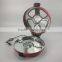 Red Non Stick Adjustable Rotating Electric Pizza Maker For Home