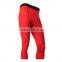 Fashion colors 7 pionts man sport fitness compression t-shirts