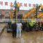 tractor mounted solar poles erection machine