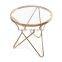 Elegant Furniture brass PVD solid Stainless Steel Glass Coffee Table