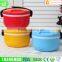 promotional wholesale plastic round lunch box food containerwith spoon