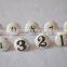 Latest Design Hand Painted Numeric Kitchen Cabinet Knobs