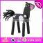 2016 Wholesale cheap kids mini wooden toy horse for sale W06D031