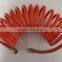 Jinrui Red pe Air Coil Hose With Coupler 12mm*8mm 15m High-pressure Resistance Used for Pneumatic Tools for Air Brake Hose