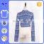 Milk silk printing machine t-shirt flat knit stripe t-shirt