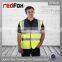high visibility polyester work wear vest wholesale