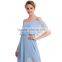 Maxnegio woman cold shoulder one piece party maxi summer long dress
