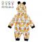 Hooded Lions Full Over Print 100% Cotton Kids Baby Bodysuits Wholesale