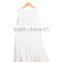 2017 New Model Wholesale Little Girl Flounced White Dresses Ruffled Skirt Boutique Clothing