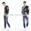 Men's black long sleeve 100% cotton printing streetwear t-shirt manufacturer