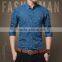 Good quality men long sleeve 100% cotton shirt