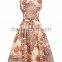 Cheap print hot sell gray red black yellow green casual dress