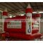 Inflatable lovely red bouncer Inflatable mini playground