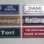 stainless steel metal name tags metal logo badge