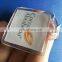 square clear acrylic keychain with paper photo