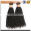 Yotchoi Hair 2016 Natural Black Dyeable Quick Indian Virgin Afro Kinky Curl Human Hair Extension