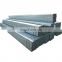 good quality double slot rectangular shs thickness square tube elbows galvanized steel pipe