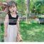 2020 New Girls Dress Backless Patchwork Sleeves Cotton Summer Girls Dresses