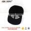 Custom Sell Crosslet Logo Black Acrylic Stash Snapback Cap