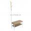 Customized 5L-317 Shoe Bench With Coat Tree