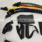 11pcs/set Fitness Equipment latex Pilates Tubes,Gym Workout Resistance Bands with Protective Cloth Cover