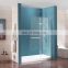 Bathroom glass partition tempered glass with polished edge
