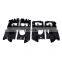 Black Set 4pcs Front Rear LH RH Inside Door Handles For 07-11 Hyundai Accent