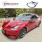 2019 2020 Tes Model 3 carbon finber spoilers for Tes Model 3  dry carbon finber front skirt rear diffuser rear wing