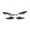 JC Sportline Carbon Fiber E9x M3 Front Canards Bumper Fins for BMW E90 E92 E93 M3 05-13