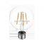 G125 LED Filament Mini Globe Light Bulbs E26 Medium E27 Base 2200K Ultra Warm White for Home Decorate