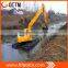 long service life amphibious excavator for desilting