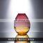 Wholesaler Handmade High Quality Glass Vase Pink Yellow Color Fade Flower Decorative Clear Home Decoration