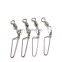 High Quality American Style 18 Sizes Fishing Swivel Snap For Sea/Freshwater Fishing