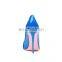 High heel high quality ladies new fashion design sandals shoes women blue color shoe