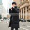 Christmas xmas sale men's winter overcoat long jacket casual cotton-padded jacket men's bread coat bubble coat