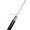 Quality assurance GYXTW aerial use 12 core single mode G652D  multimode OM2 OM3  fiber armored fiber optic cable