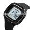 New items Skmei 1580 square digital watches for men plastic strap waterproof 5 ATM stainless steel back cheap sports digital wat