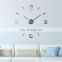 K&B modern design 3D DIY sticker wall clocks home decoration for living room