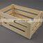 Plain Unpainted Wooden Set Crate Storage Box Small Craft Box