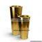 gold plated planter for decoration