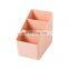 Desktop Plastic Cosmetic Storage Box Remote Control Holder Organizer