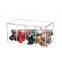 Desktop coffee capsule box acrylic sugar packet Transparent box