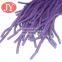 hot selling solid color polyester drawstring with shoestring aglet tips TPU plastic aglet cord