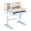 Height Adjustable Storage Modern simple solid wood Children Study Desk Kids Table With Storage Drawer children table and chair