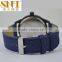 2016 men watch nylon strap 3 subdial sport army style japan quartz movement