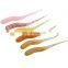 JOHNCOO 50pcs Rock 40mm 0.34g Silicone Bass Rockfish Plastic Fishing Lures