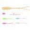 JOHNCOO 10pcs TPR Soft Worm Fishing Lure Soft Bait 53mm 0.4g Pesca Jig Trout Jig Swimbait Floating Jig lure