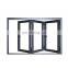 Superhouse cheap house windows for sale New Design  Aluminium Folding Bi Fold Window Fold Up Glass Windows