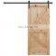 tempered glass vision wood sliding glass panel barn doors design